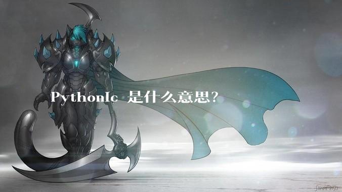 Pythonic 是什么意思？