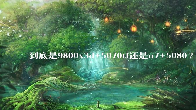 到底是9800x3d+5070ti还是u7+5080?